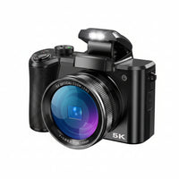 Digital Vlogging Camera Built for Photography Mastery, 64MP Sensor, 5X Optical Zoom, Touch Screen Control