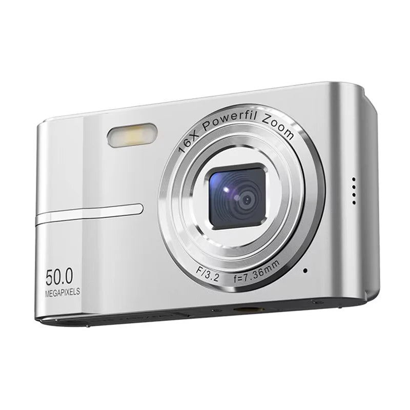 4K Digital Camera 50MP 16X Student Camera Outdoor Anti-Shake Digital Video Camera Flash Video Recorder Small Video Camera
