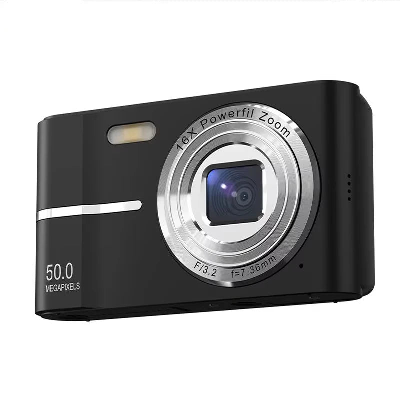 4K Digital Camera 50MP 16X Student Camera Outdoor Anti-Shake Digital Video Camera Flash Video Recorder Small Video Camera