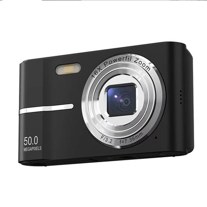 4K Digital Camera 50MP 16X Student Camera Outdoor Anti-Shake Digital Video Camera Flash Video Recorder Small Video Camera